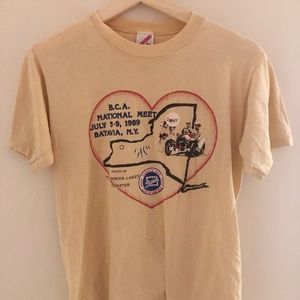 Vintage collectible B.C.A Meet 1989 T-shirt